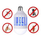 Lâmpada Luz Led 2 Modos Iluminação   Mata Mosquito