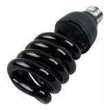 Lâmpada Luz Negra 36w Espiral Efeito Neon Energia Uv