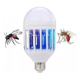 Lampada Mata Mosquito Multifuncional Com Luz 15w Led Mosca