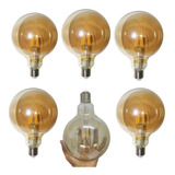 Lampada Multi Filamento Ballon 30w Kit 6 Uni Iluminaçao