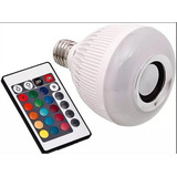Lâmpada Musical Led Bluetooth Caixa Som E27 Bivolt