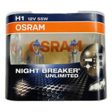 Lampada Osram Night Breaker Unlimited H1 Par Farol 110 Luz