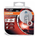 Lampada Osram Night Breaker Unlimited H1 Par Farol 110 Luz