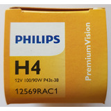 Lampada Philips H 4 12 Volts 100 90 Watts Original Premium