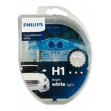 Lâmpada Philips H1 Crystal Vision Ultra Efeito Xenon Pingo