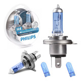 Lampada Philips H4 4300k Cristal Vision Super Branca Crystal