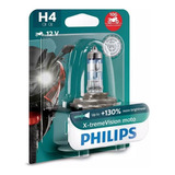 Lâmpada Philips X treme Vision Moto H4 60 55w 12v Unitária