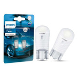 Lâmpada Pingo Led T10 Philips Super Branca 6000k Ultinon W5w