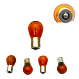 Lampada Pisca 12v 21w Ambar Kit Com 4 Peças Originais