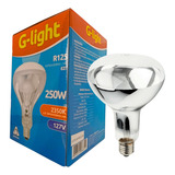 Lâmpada R125 Aquecimento secagem 250w Aves Porco Comida 127v