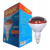 Lâmpada R125 Fisioterapia Saude Infravermelho E27 150w 127v