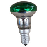 Lampada R39 110v 25w Refletora Verde E14 Luminaria Lava
