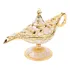 Lâmpada Shiny Vintage Metal Genie Light Accent Dourado-branc