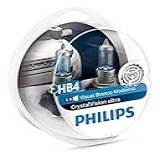 Lâmpada Super Branca Crystal Vision Ultra HB4 Philips