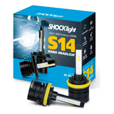 Lâmpada Super Led H8 H9 H11 H16 Shocklight S14 Nano 6k Forte