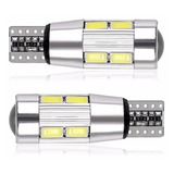 Lampada T10 Pingo Pingão Cambus Cree 10 Led Branca O Par