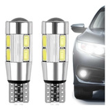 Lampada T10 Pingo Pingão Cambus Cree 10 Led Branca O Par