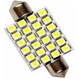Lampada Torpedo 24 Leds Para Teto Placa Porta Mala E Porta Luvas 36mm