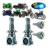 Lâmpada Ultra Led 10000lm Moto Bmw Honda Kawasaki Yamaha Ktm