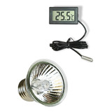 Lâmpada Uva Uvb 3 0 Luz Solar Termômetro Digital Com Sonda
