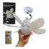 Lâmpada Ventilador De Teto E27 Com Led Ajustável Bivolt Luz Branco 127 220v Great Home