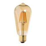 Lampada Vintage Filamento Led 6w Ambar 2500k Bivolt 110v 220v bivolt 