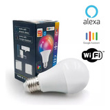 Lâmpada Wifi Para Alexa Google Assistant Tuya Smart Life 15w Cor Da Luz Rgb 110v 220v