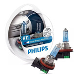 Lampadas Branca Philips Crystal Vision Ultra H11 Pingos