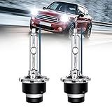 Lâmpadas De Farol D2S Xenon Brancas De Substituição 12 V 5500 K 35 W Pacote Com 2 Peças Base De Metal Stents Lâmpada De Farol Para Carro Automotivo HI D2S 