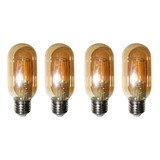 Lampadas De Led Kit 4 Multi Filamento 30w Vintage Bivolt