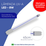 Lâmpadas De Led Luz Negra 15 Watts Luz Negra Uv a 15 W nf