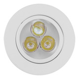 Lâmpadas Direcionável Spot Super Led 3w Branco Frio Kit 5