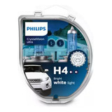 Lâmpadas Farol Fiat Strada Philips H4 Crystalvision
