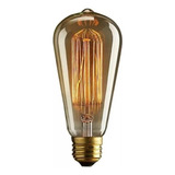 Lâmpadas Filamento De Carbono Retrô St64 40w Dimerizavel