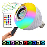 Lampadas Luz Led Bluetooth Rgb Som Toca Música Controle