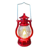 Lamparina Luminária Decorativa Lampião Retrô Led - 12cm