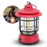Lampião Lanterna Luminária LED Recarregável Portátil Para Camping Pesca E Acampamento Com Regulagem De Intensidade Luz Potente Gancho Para Pendurar Bateria De Longa Duração AlverSun