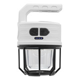 Lampião Led Lanterna Solar De Mão Recarregável Usb Bateria