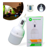 Lampião Led Recarregável Lâmpada Acampamento Barraca Pesca