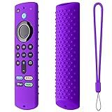 Lamptti Capa Remota Capa Para Fire TV Stick 4K Suporte Silicone Leve Antiderrapante à Prova Choque Para Fire TV Cube 3 Geração Controle Remoto Alexa Voice