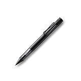 LAMY AL Star Black Caneta Esferográfica Com Grip Ergonômico Transparente Corpo Leve Em Alumínio Incluindo Recarga LAMY M 16 Preto