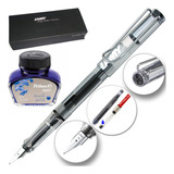 Lamy Caneta Vista Tinteiro Conv Pena M Escolher Tinta