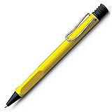 LAMY Safari Yellow Caneta Esferográfica Com Grip Ergonômico Para Escrita Longa E Agradável Feita De Plástico ABS Robusto Incluindo Recarga LAMY M 16 Azul