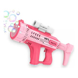 Lança Bolha Arma Pistola Bazuca Brinquedo Bolinha Bateria