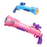 Lança Bolha Arma Pistola Bazuca Brinquedo Bolinha De Sabão