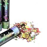 Lança Confetes De Papel Metalizado Colorido