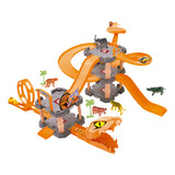Lançador De Carrinhos Com Garagem Serpente Dm Toys