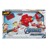 Lançador Nerf Marvel Power Moves Homem De Ferro Hasbro E7376