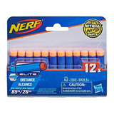 Lançador Nerf Refil Dardos N strike Elite 12 Dardos Hasbro