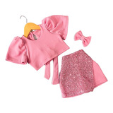 Lançamento Conjunto Luxo Cropped Shorts Saia Mini Diva C2